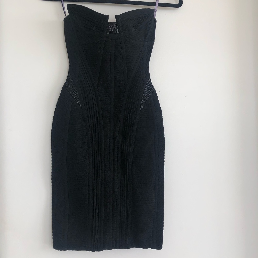 Herve Leger runway dress